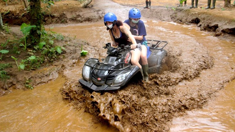Bali ATV Ride, Hand Washing Elephant Tour 3
